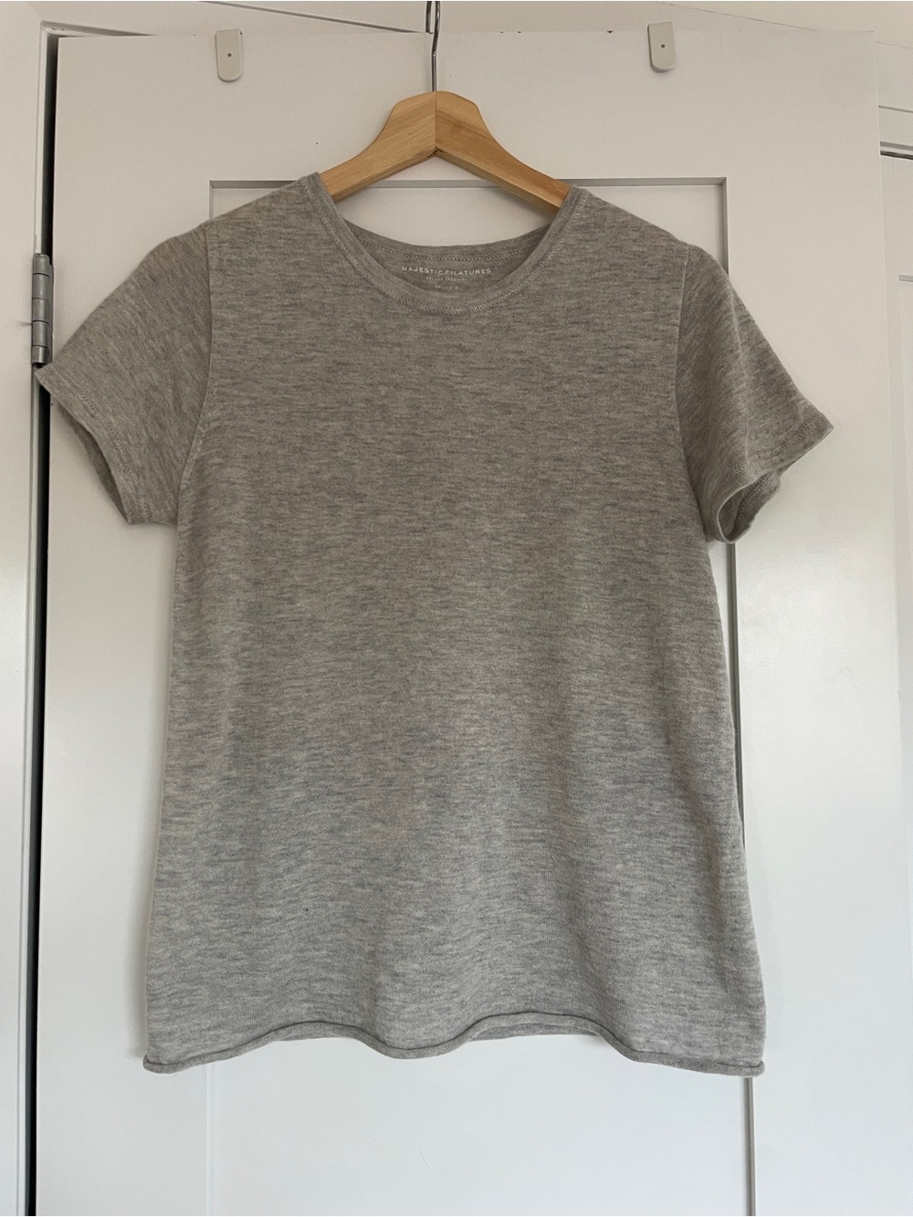 Everyday Crewneck Tee in Light Gray